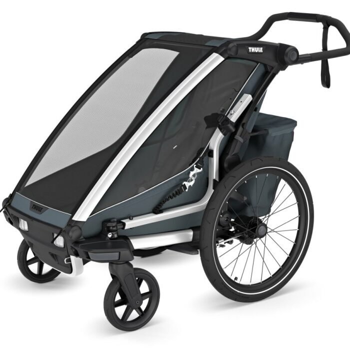 Thule Chariot Lite 2 - Fahrradanhänger für 2 Kinder - vintage green