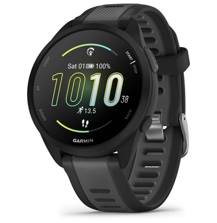 Garmin Forerunner 165 Music GPS Laufuhr - Black/Slate Grey