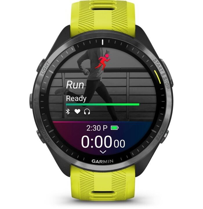 Garmin Forerunner 965 GPS Laufuhr - zitronengelb/schwarz