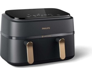 Heißluftfritteuse 3000 Series NA352/00, Dual Basket Airfryer mit 9L Kapazität (3L+6L)